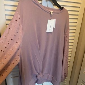 3x nwt como blu blouse